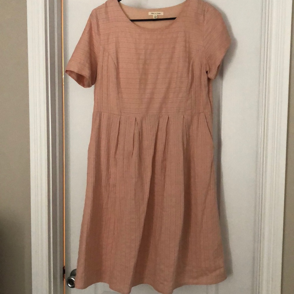 Peach dress